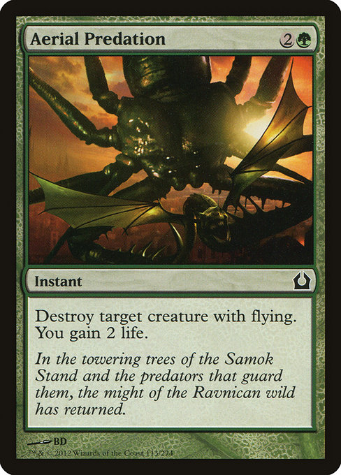 Aerial Predation 113