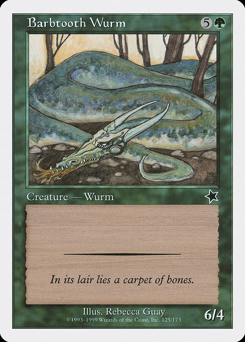 Barbtooth Wurm 125