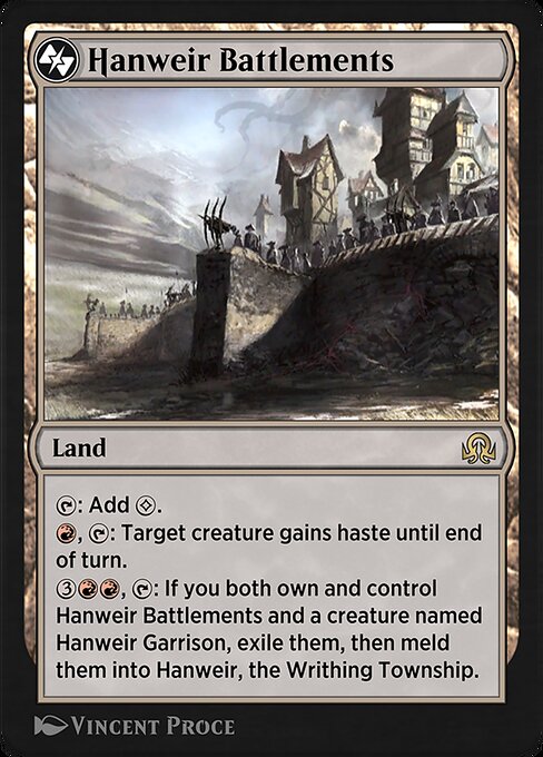 Hanweir Battlements // Hanweir, the Writhing Township 271