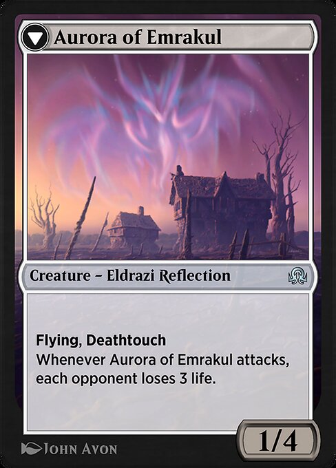 Cryptolith Fragment // Aurora of Emrakul 248, back face