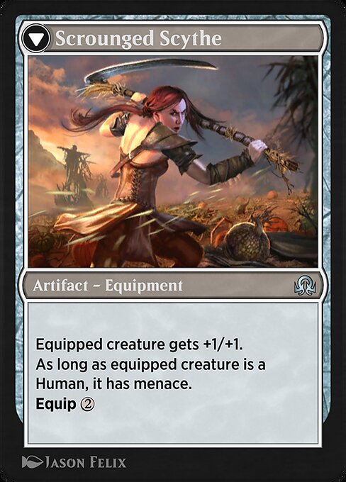Harvest Hand // Scrounged Scythe 252, back face