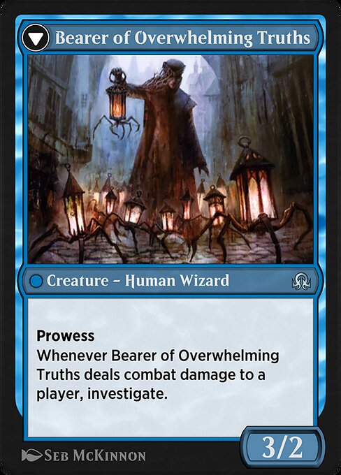 Daring Sleuth // Bearer of Overwhelming Truths 59, back face