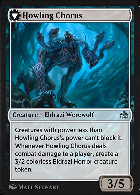 Shrill Howler // Howling Chorus 214, back face