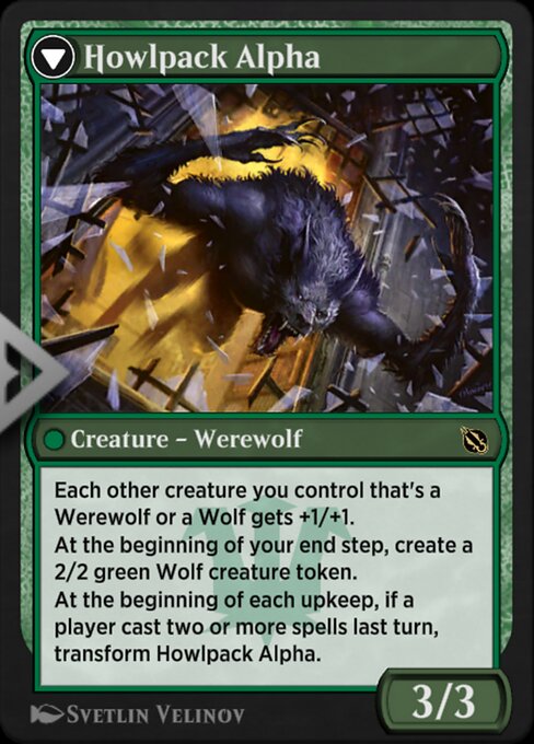 Mayor of Avabruck // Howlpack Alpha 53, back face