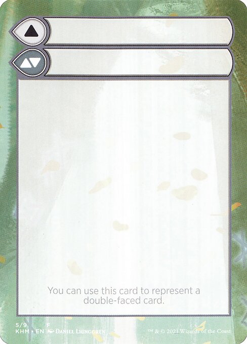 Double-Faced Substitute Card 5