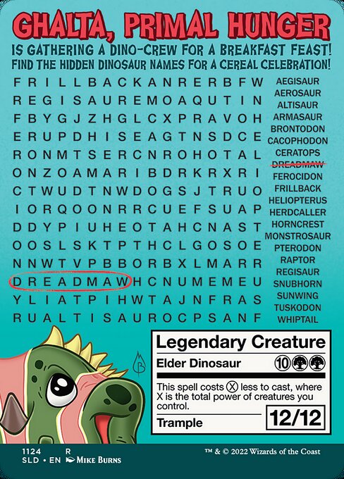 Ghalta, Primal Hunger // Ghalta, Primal Hunger 1124, back face