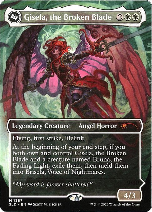 Gisela, the Broken Blade // Brisela, Voice of Nightmares 1387