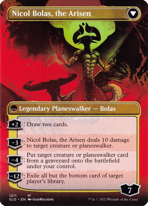 Nicol Bolas, the Ravager // Nicol Bolas, the Arisen 1211, back face