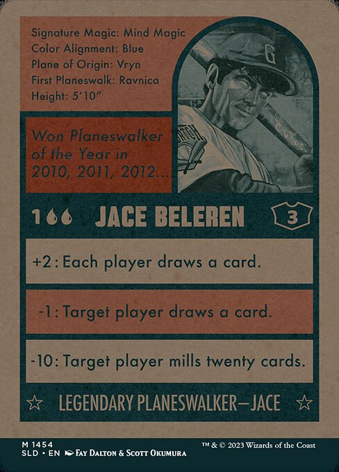 Jace Beleren // Jace Beleren 1454, back face