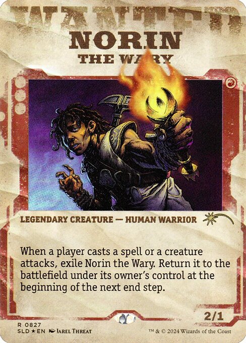 Norin the Wary // Norin the Wary 827, back face