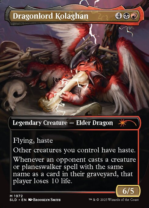 Dragonlord Kolaghan // Dragonlord Kolaghan 1972, back face