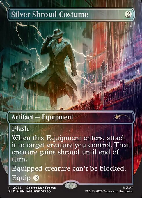 Silver Shroud Costume 915