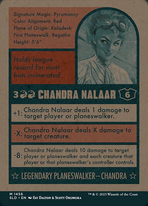 Chandra Nalaar // Chandra Nalaar 1456, back face
