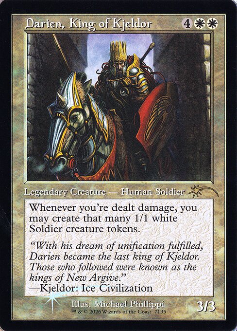 Darien, King of Kjeldor 7135