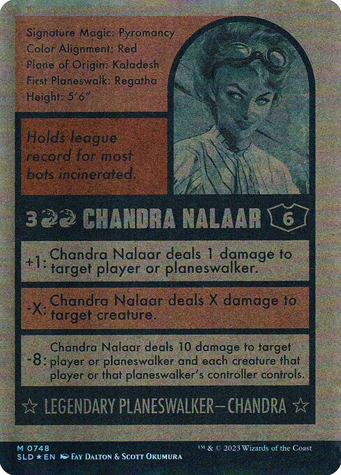 Chandra Nalaar // Chandra Nalaar 748, back face