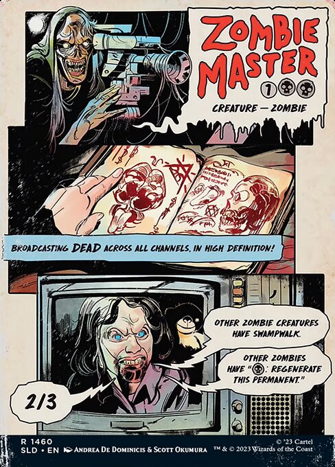 Zombie Master // Zombie Master 1460, back face