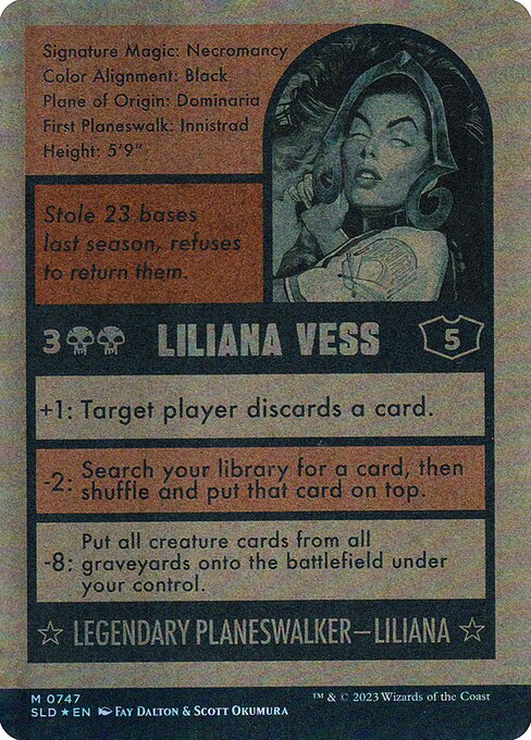 Liliana Vess // Liliana Vess 747, back face
