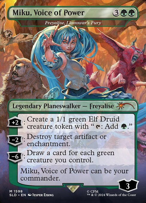 Freyalise, Llanowar's Fury 1598
