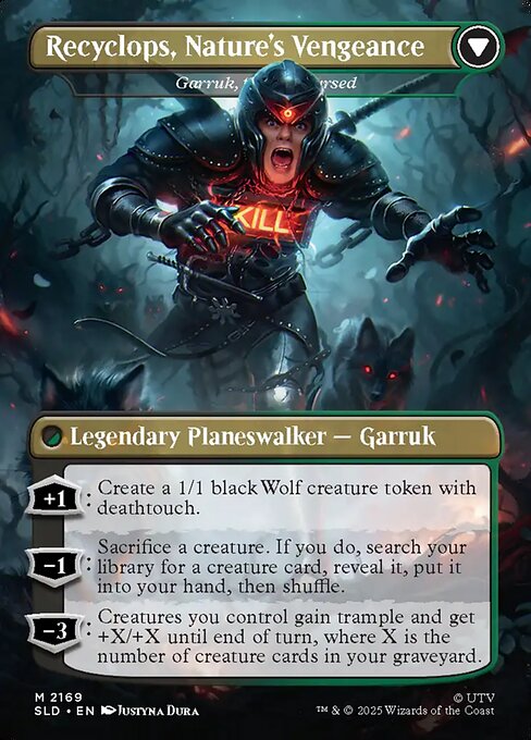 Garruk Relentless // Garruk, the Veil-Cursed 2169, back face
