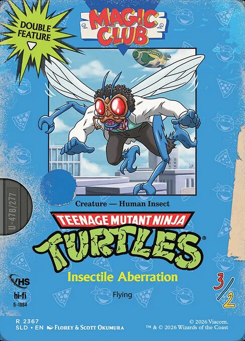 Delver of Secrets // Insectile Aberration 2367, back face