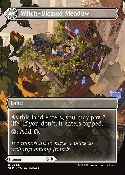 Witch Enchanter // Witch-Blessed Meadow 2655, back face