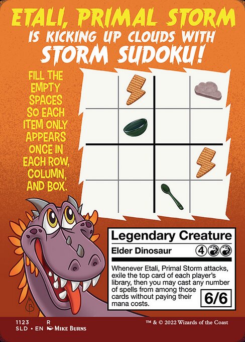Etali, Primal Storm // Etali, Primal Storm 1123, back face