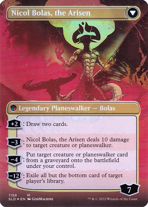 Nicol Bolas, the Ravager // Nicol Bolas, the Arisen 1158, back face