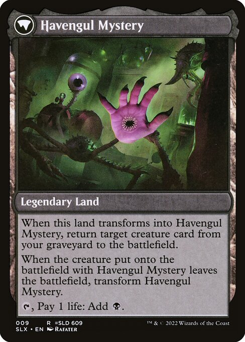Havengul Laboratory // Havengul Mystery 9, back face