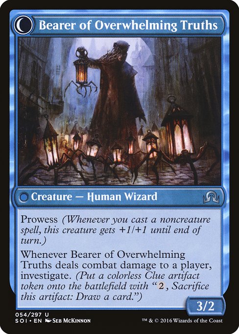 Daring Sleuth // Bearer of Overwhelming Truths 54, back face
