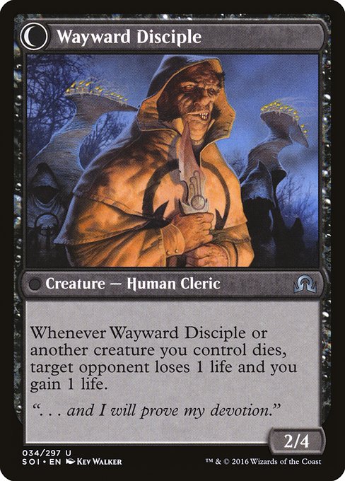 Pious Evangel // Wayward Disciple 34, back face