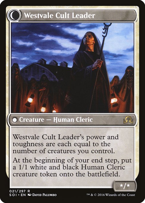 Hanweir Militia Captain // Westvale Cult Leader 21, back face