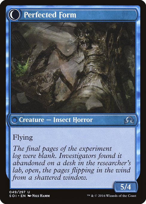 Aberrant Researcher // Perfected Form 49, back face