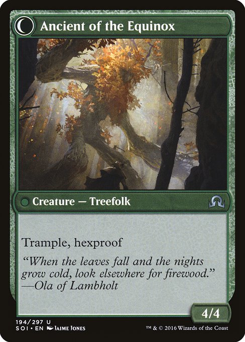 Autumnal Gloom // Ancient of the Equinox 194, back face