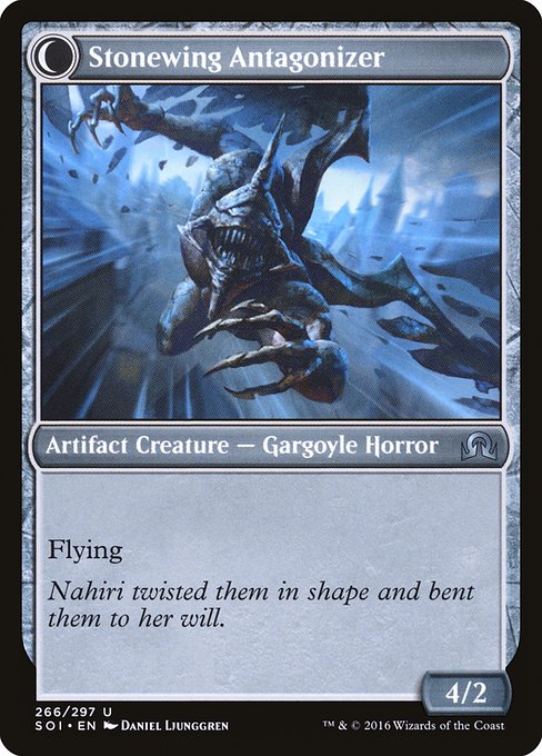 Thraben Gargoyle // Stonewing Antagonizer 266, back face