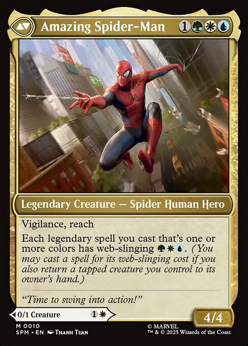 Peter Parker // Amazing Spider-Man 10, back face