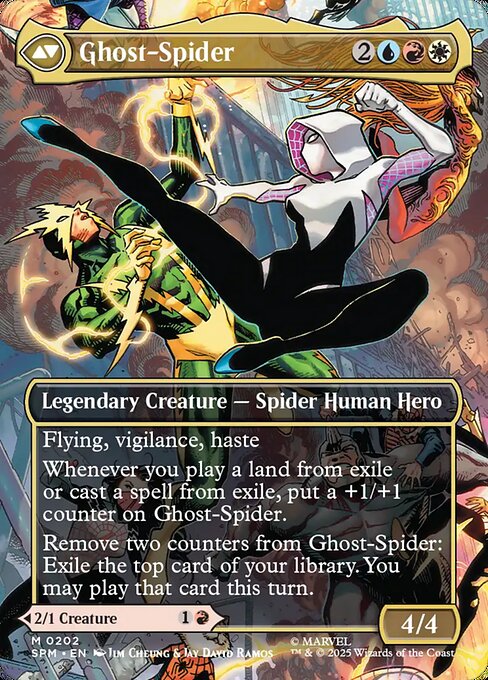 Gwen Stacy // Ghost-Spider 202, back face