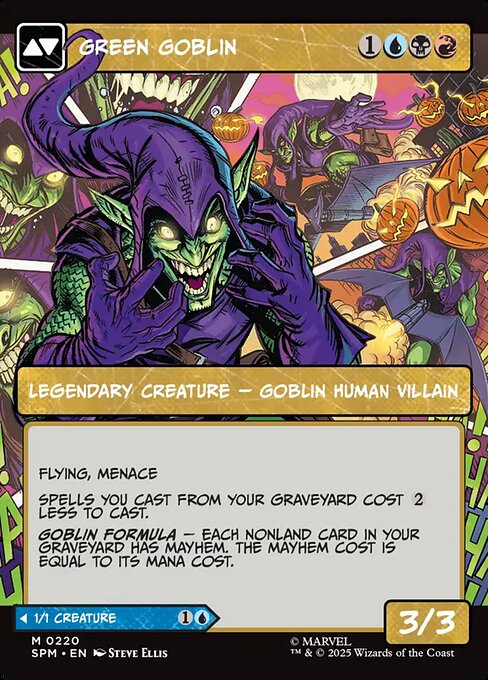 Norman Osborn // Green Goblin 220, back face
