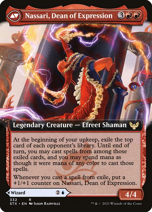 Uvilda, Dean of Perfection // Nassari, Dean of Expression 332, back face