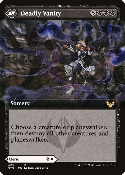 Selfless Glyphweaver // Deadly Vanity 329, back face