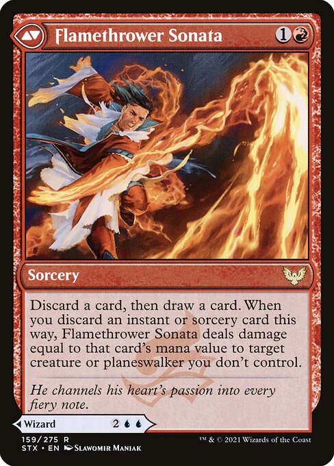 Torrent Sculptor // Flamethrower Sonata 159, back face