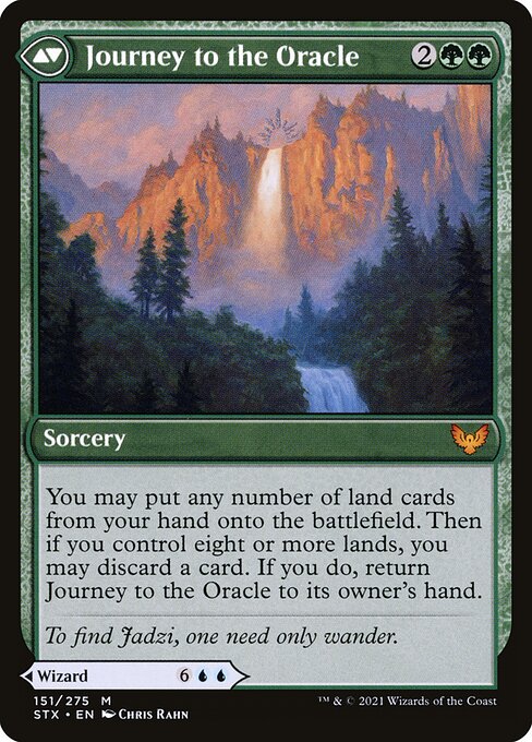 Jadzi, Oracle of Arcavios // Journey to the Oracle 151, back face