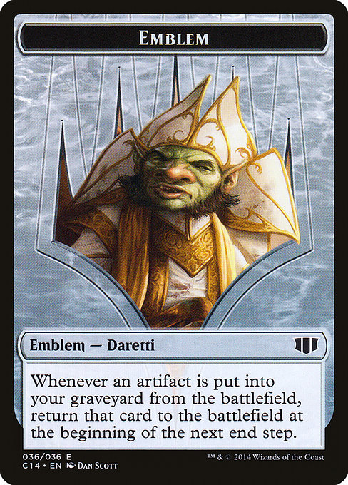 Daretti, Scrap Savant Emblem 36