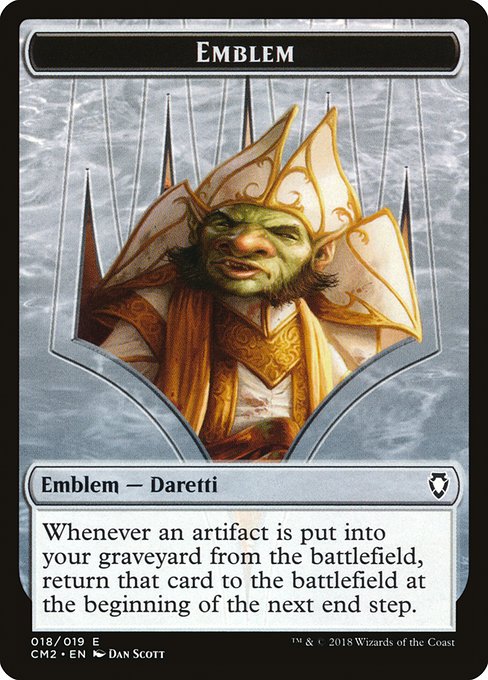 Daretti, Scrap Savant Emblem 18
