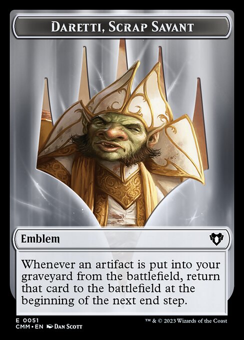 Daretti, Scrap Savant Emblem 51