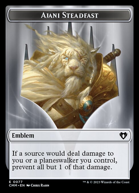 Ajani Steadfast Emblem 77