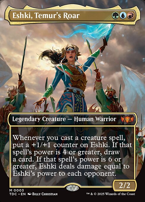Eshki, Temur's Roar 3