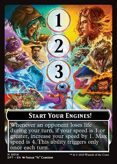 Start Your Engines! // Max Speed 14
