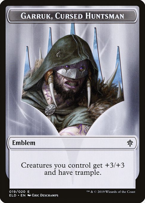 Garruk, Cursed Huntsman Emblem 19