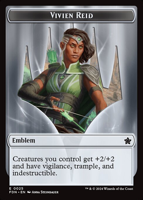 Vivien Reid Emblem 25
