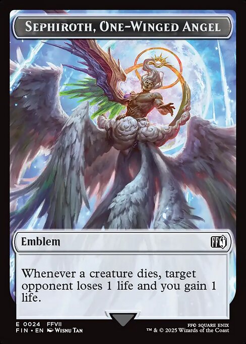 Sephiroth, One-Winged Angel Emblem 24